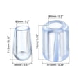 thumbnail image 2 of REGALWOVEN Kitchen Sink Rack Feet, 20Pcs Plastic Sink Protector Feet with Bumper Cover for Sink Rack Grid Clear, 2 of 7