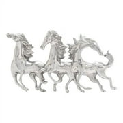 Magnificent And Majestic Aluminum Horse Wall Décor
