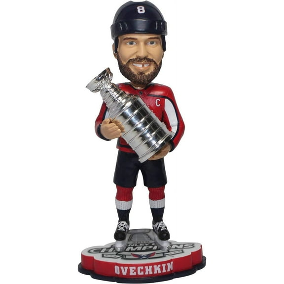 FOCO Alexander Ovechkin Washington Capitals 2018 Stanley Cup Champions 8" Player Bobblehead