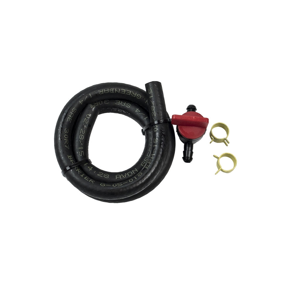 SureFit Engine Gas Shut Off Valve Kit with 1/4" Fuel Line & Clamps