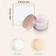 thumbnail image 5 of TureClos Maquillaje en polvo suelto Control de aceite Cara transparente Ajuste mate Bolsillo de larga duración Accesorios cosméticos de viaje Mujeres Niñas Tipo 2 TureClos JD731879197, 5 of 7