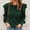 Green, variant on Babysbule Plus Size Womens Sweaters Women's Solid Color Sweater Loose Bottomed Sweater Top Long Sleeve Round Neck Top Round Neck Sweater Women's Fashion
