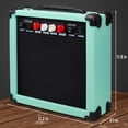 thumbnail image 4 of Amplificador para guitarra eléctrica LyxPro de 20 W con altavoz verde, 4 of 6