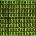 thumbnail image 1 of Ahgly Company Indoor Square Abstract Green Modern Area Rugs, 6' Square, 1 of 4