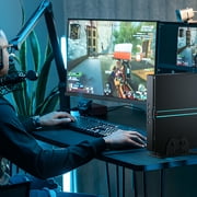 Kinupute Mini Gaming PC, Desktop Computer i9-13900F 24 Cores Upto 5.6GHz, 64G DDR4, 2T M.2 SSD, Windows 11 Pro, GeForce RTX4060 8G, Dual LAN, WiFi6E/BT5.3, Four Display, 8K Outputs, Optical