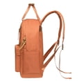 thumbnail image 3 of Mochila escolar unisex KAUKKO con compartimento para computadora portátil de 10 pulgadas KS06 Naranja, 3 of 5