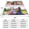 thumbnail image 4 of Custom I Love You 8 Photos Collage Blanket for Girlfriend Boyfriend Gifts Personalized Picture Blankets for Mothers Fathers Day Christmas Couples Gifts Customized Memorial Throw Blanket, 4 of 6