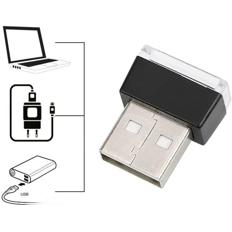  Milisten 16 Pcs USB Ambient Light Led Car Light Mini
