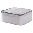 thumbnail image 1 of Back to School! mtvxesu 1 Pack Fruit and Vegetable Storage Containers for for Fridge Draining Fresh Container 3 In 1 Product Storage Container with Lid and Colander Vegetable Storage, 1 of 2