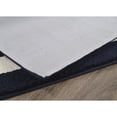 thumbnail image 4 of Garland Rug Beach Stripe Washable Navy/White Bathroom Rug, 21" x 34", 4 of 6