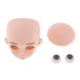 thumbnail image 1 of 3 Muñeca de Cabeza con Ojos para Cabeza de Práctica Modelo Maniqui Zulema Cabezal de placa posterior de placa frontal de muñeca, 1 of 6