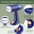thumbnail image 2 of Handheld Clothes Steamer  Fast Heating/Wrinkle Remover  Portable Fabric Steam Iron Leak Proof, 2 of 11