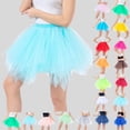 thumbnail image 2 of Women's Vintage Tutu Skirt 50s 80s Short Skirt Ballet Bubble For Party, 2 of 7