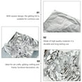 thumbnail image 2 of Kuyiluo Silver Leaf 200pcs Gilding Foil Imitation Foil Silver Leaf for Art Crafts Decoration, 2 of 11