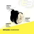 thumbnail image 3 of 2/V80H-2P 2.4V 80mAh Battery 2 Pin 55608302060 for alarm system, consumer device, 3 of 7