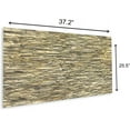 thumbnail image 3 of Retro-Art 3D Wall Panels, Flat Beige Yellow, PVC, 37.2" x 25.5", 186FB, 3 of 5