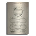 thumbnail image 1 of Luxe Metal Art 'Baseball Vintage Patent Blueprint,' Metal Wall Art, 16"x24", 1 of 8
