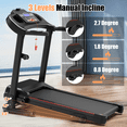 thumbnail image 5 of FLIMDER 2.5HP Folding Treadmills for Home with Bluetooth & Incline, Portable Running Machine Electric Compact Treadmills Foldable for Exercise Home Gym Fitness Walking Jogging, 5 of 6