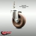thumbnail image 2 of 4 Inch 316SS High Temp Glass Filled Nylon Swivel 3/8 Inch Threaded Stem Caster, 2 of 2