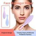 thumbnail image 5 of Silicone Skin Care Beauty Lifting Contouring Silicone Face Eye Massager Face Roller Reduce Acnes Body Relaxing, 5 of 8