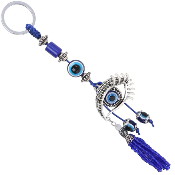 Llavero con forma de ojo turco, colgante, llavero de moda, regalo, decoración colgante para coche