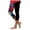Black, variant on Womens American Flag Capri Leggings 250 Anniversary USA 4th of July Patriotic High Waist Stretchy Yoga Work Capris Pants (Blue, S)