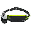 ITECHOR Sports Wallet Waist Pack Set Pocket Belt Running Waist Bag with Water Bottle Holder