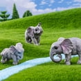 thumbnail image 4 of Mini Elephant Statue - Resin, Cute, for Fairy Garden/Cake/Outdoor/Home Decoration, 4 of 4