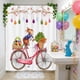 thumbnail image 5 of Cortina de Baño de Pascua, Sin Taladros, con 12 Ganchos, 5 of 6