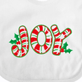 thumbnail image 4 of Inktastic Candy Cane Joy Boys or Girls Baby Bib, 4 of 4