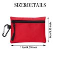 thumbnail image 4 of Fashion Coin Purse Women Mini Change Purses Coin Pocket Wallets Card Holder Zipper Pouch Card Holder Wallet,Red, 4 of 4