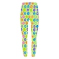 thumbnail image 4 of Gamivast Stretch Pants for Women Elastic Waist Colorful Egg Print Yoga Pants Soft Breathable Easter Gym Pants Slim Fit Comfy Holiday Party Outfit, 4 of 6