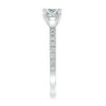 thumbnail image 3 of Pompeii 1 Ct Princess Cut Diamond Engagement Ring White Gold Lab Grown (FG,VS), 3 of 4