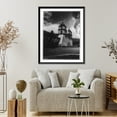 thumbnail image 4 of Historic Framed Print, Santa Barbara Mission, Santa Barbara, Calif., 17-7/8" x 21-7/8", 4 of 9