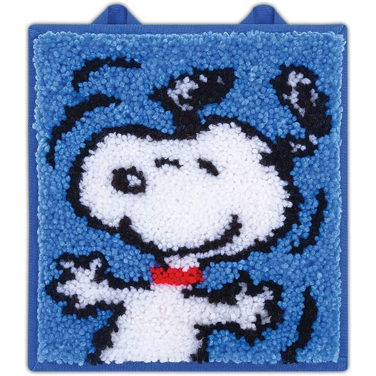 J&P Coats 'Happy Charlie Brown' Peanuts 50th Anniv. Latch Hook Kit #25083