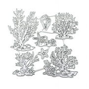 Beach Coral Scenery Carbon Steel Cutting Dies DIY Scrapbooking Photo Album Embossing Paper Cards Making Stencil Decorate