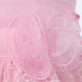 thumbnail image 4 of Little Girls Pink Floral Accent Layered Mesh Bottom Sundress 2/3, 4 of 7