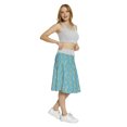 thumbnail image 4 of Women's Pussy Willow Fluffy Branches Buds A-line Printed Skirt Casual Wear, 3XL, Pale Grey Pale Blue, by Ambesonne, 4 of 6