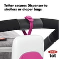 thumbnail image 4 of Dispensador de Toallitas OXO Tot Portátil con Correa Rosa, 4 of 7