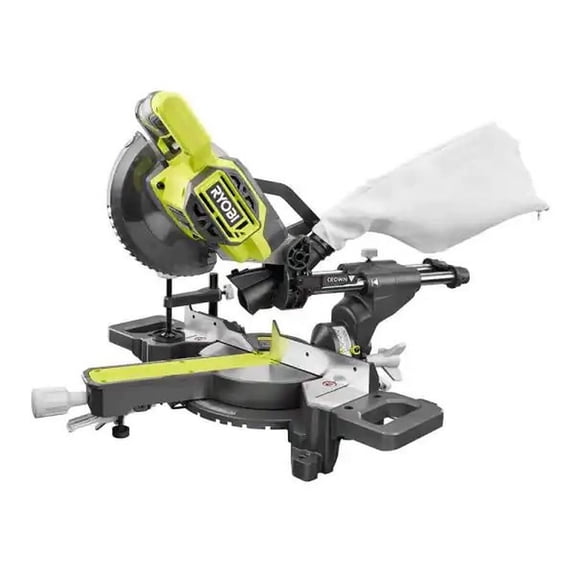 RYOBI ONE  18V Cordless 7-1/4 in. Sliding Compound Miter Saw