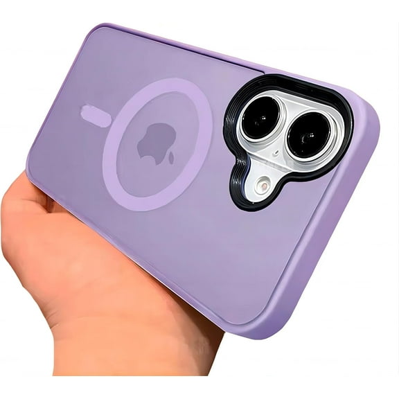 Compatible with iPhone Case[Compatible with Magsafe] Magnetic Soft Touch Translucent Edge Anti-Scratch Military Grade Drop Protection Shockproof Cover Phone Case (Wine Red,iPhone 12 Pro)