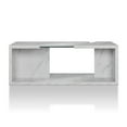 thumbnail image 6 of Furniture of America Falka Faux Marble Storage Coffee Table, White, 6 of 11