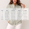 thumbnail image 4 of Full-Zip Fleece Jacket for Women Soft Comfortable Loose Fit Outerwear in Multiple Colors, M-4XL, 4 of 6
