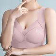 thumbnail image 4 of Tumotour Smooth Wireless Bras For Women No Underwire Vest Thin Side Pull-In Comfort Seamless Supportive Bra Raceback Push Up Bralettes Full Coverage Thin Soft Comfy Daily Bras, 4 of 6