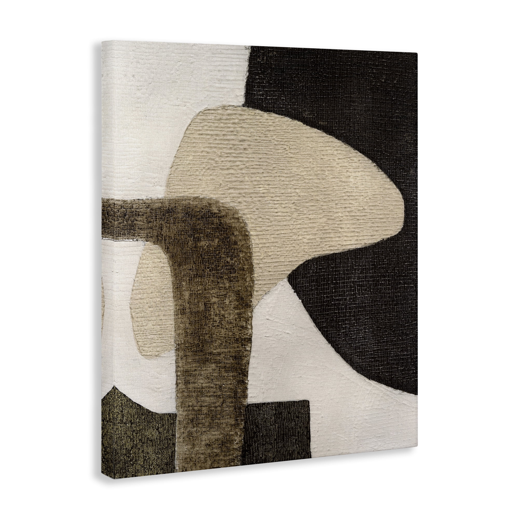 Stupell Industries Southwestern Neutrals Pattern Abstract Painting Gallery Wrapped Canvas Art Print Wall Art, 36 x 48
