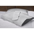 thumbnail image 2 of Queen Size Pillowcase Silky 600 Thread Count Luxury Extrasoft 100% Egyptian Cotton in Hotel Quality Light Grey Solid, Pack of 2, 2 of 5