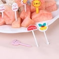 thumbnail image 4 of 1 Set Animal Fruit Fork Food Grade Plastic Mini Cartoon Kids Cake Fruit Toothpick, 4 of 6
