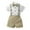 Khaki, variant on Toddler Kids Boy Shorts Clothing Set Baby Boy Dress Clothes Baby Boys Formal Suit Set Short Sleeve Romper Suspenders Shorts Pants Bowtie Wedding Tuxedo Outfits