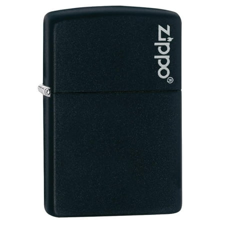 Zippo Grill - ZIPPO LOGO BLACK MATTE LIGHTER