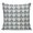 Dark Blue Off White, variant on Waterproof Outdoor Throw Pillows with Inserts 16"x16", Blue Beige Soft Decorative Pillowcases for Couch Bedroom, Modern Contemporary Floral Art Vintage Pillow Covers for Sofa Living Room